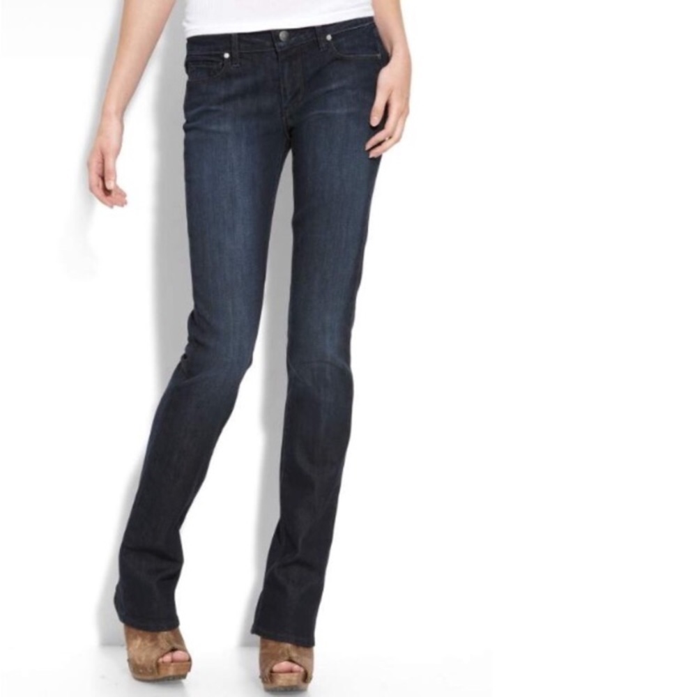 Paige Dark Wash Laguna Style Jeans Boot Cut Sz 27